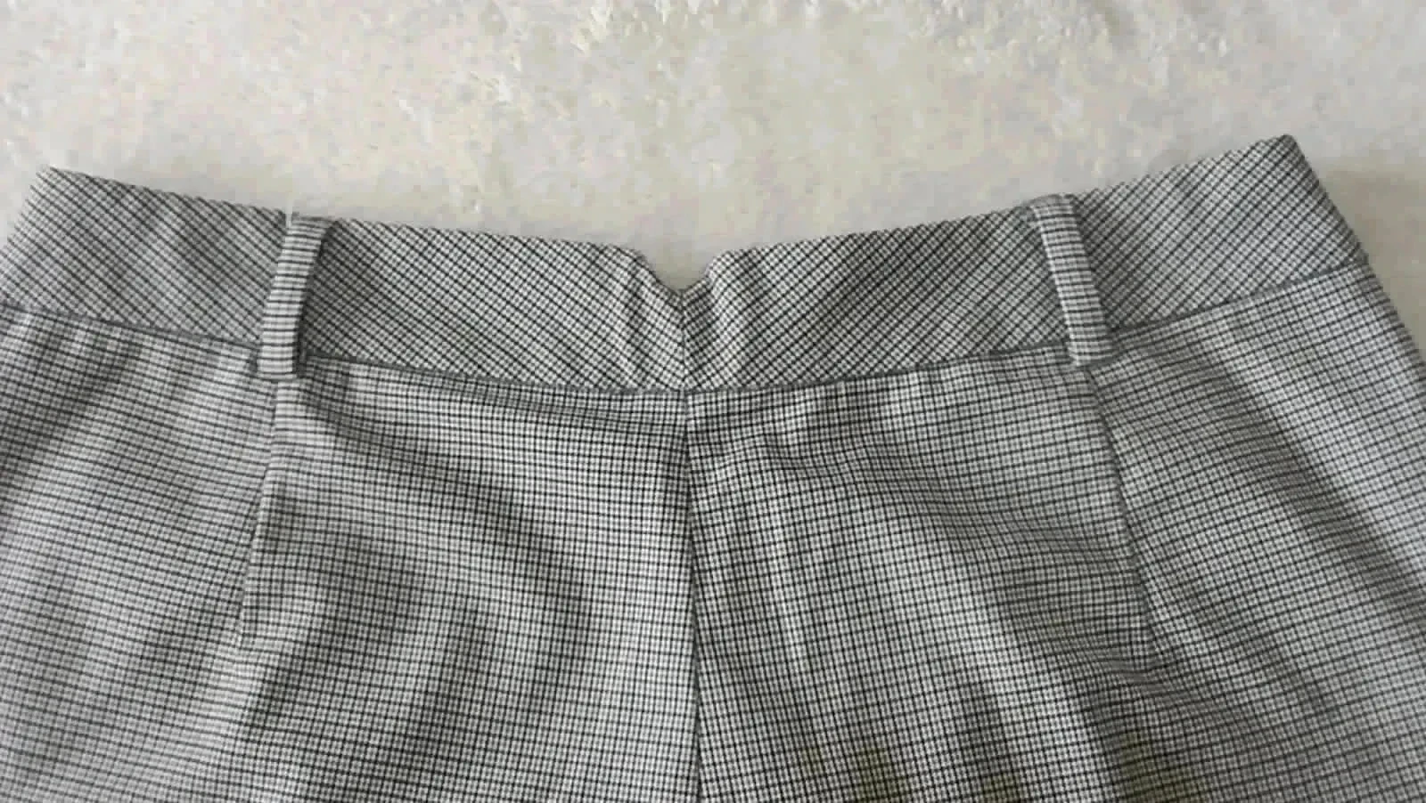 Mini short de cuadros gris Talla 36 – photo 4